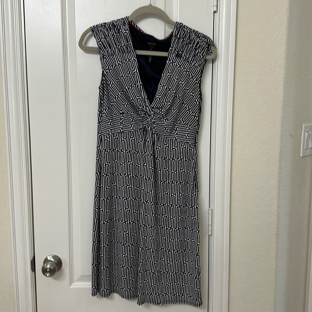 Blue and white Laundry dress